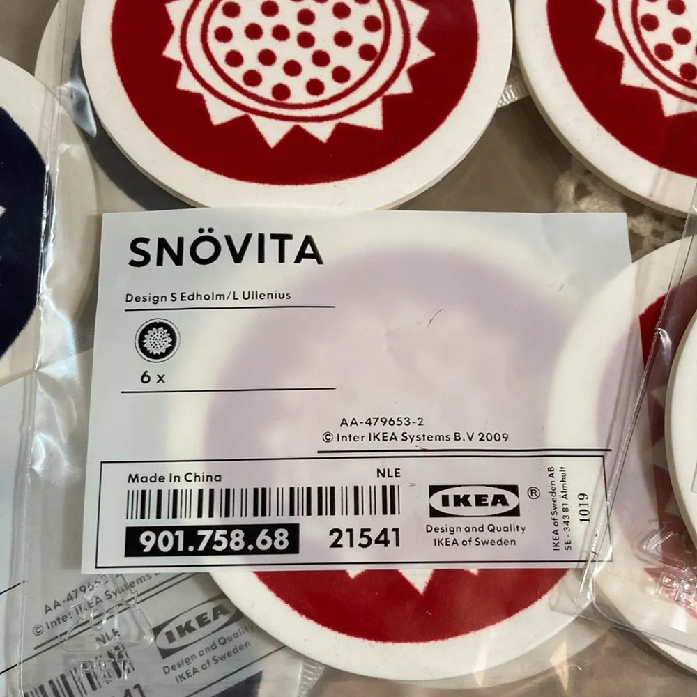 New IKEA Christmas Decorations Snovita 25 Pieces